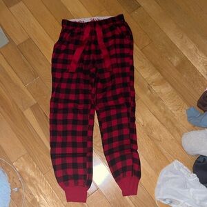 plad long pj pants